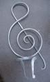 Martins wall plant pot holder. 1 day blacksmith experience