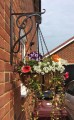 Carol's hanging basket bracket. 1 day blacksmith course