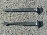 Linda's door hinges. One day blacksmith course